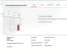 Tablet Screenshot of cambridgepsychotherapy.co.uk